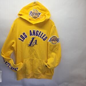 Pro Standard NBA Lakers Men’s Hoodie Yellow Sz L